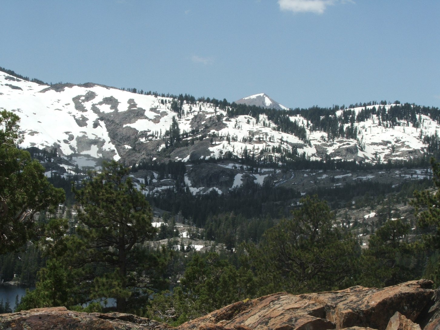 View of Pyramid Peak