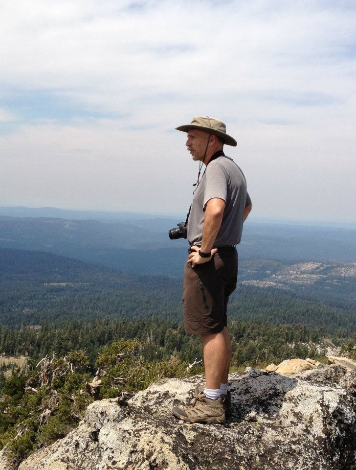 Me surveying the area