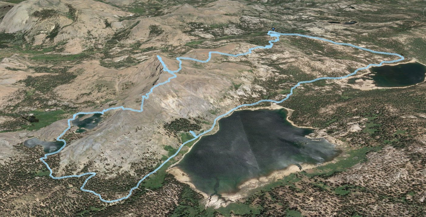 GPS Track of Hike