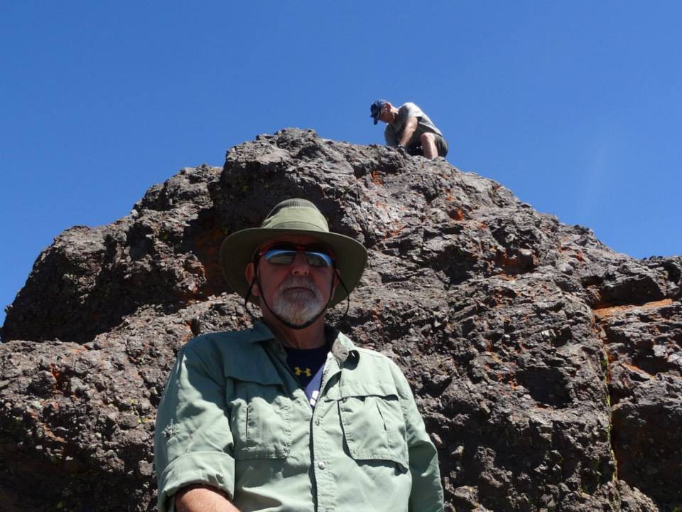 Mark below with Greg above