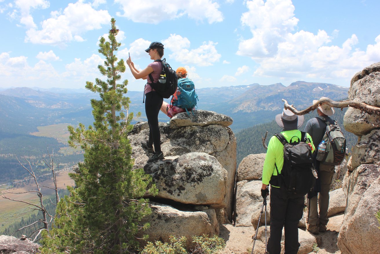 At the peak