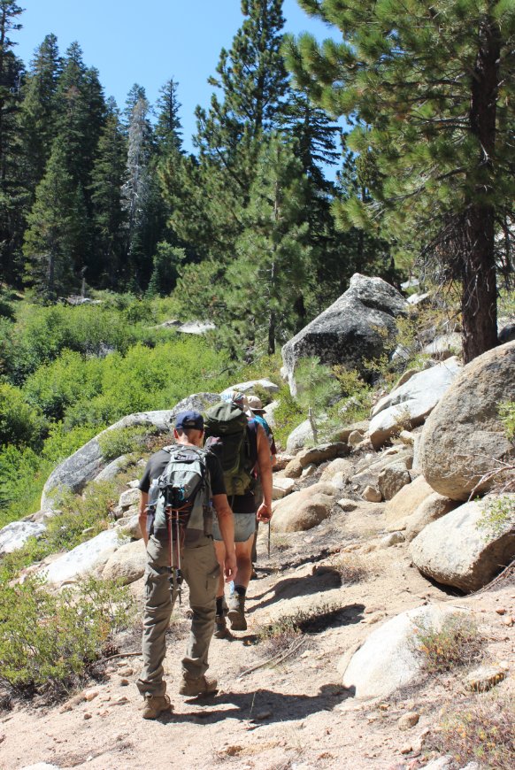 Our group on the trail