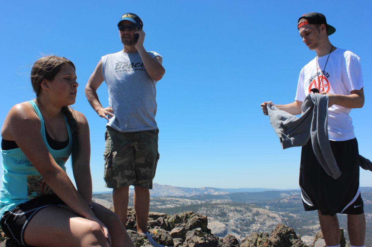 At the summit
