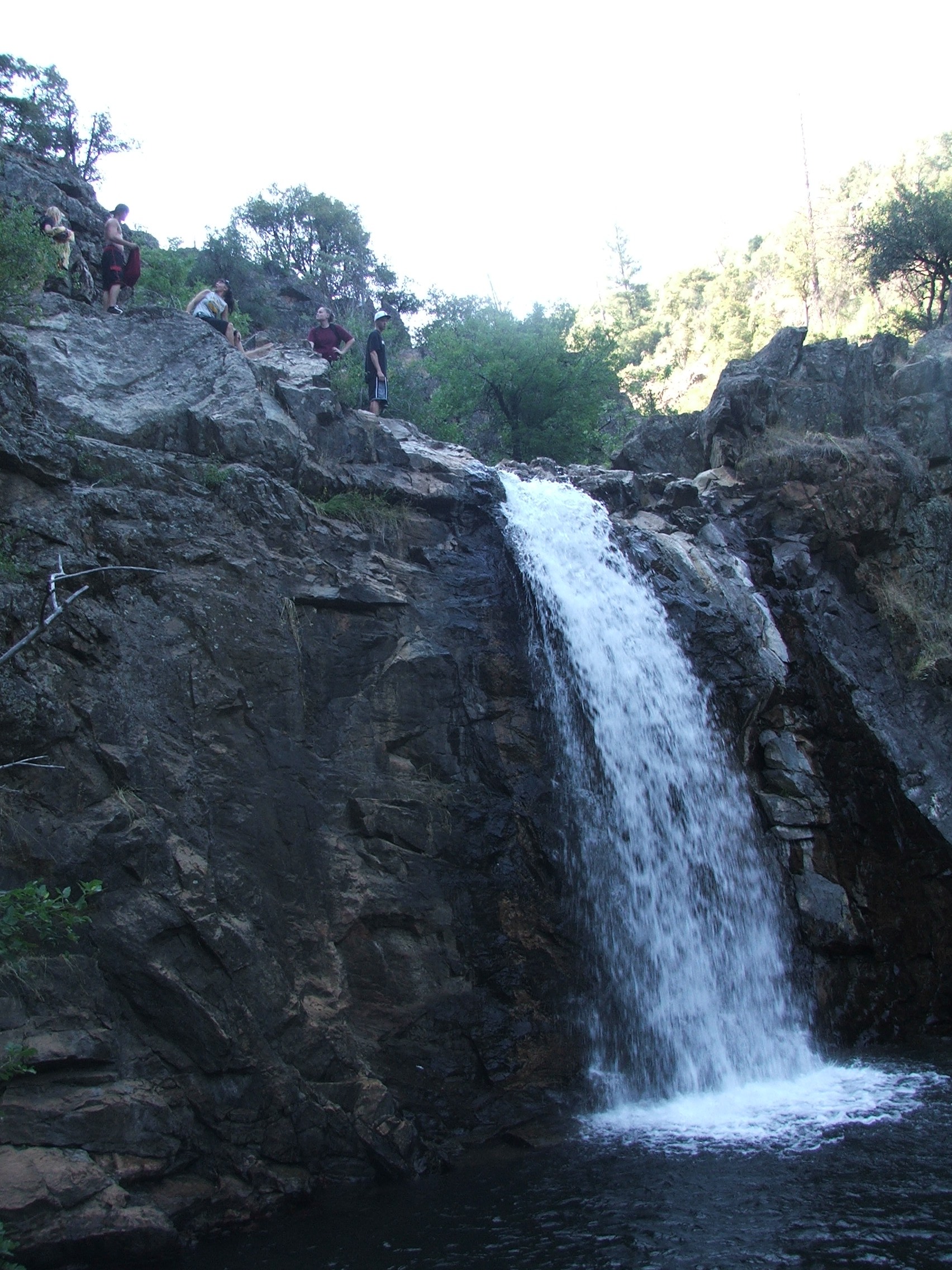 The falls on the day we went