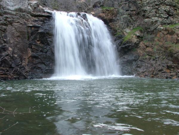 Another view of the falls with more water