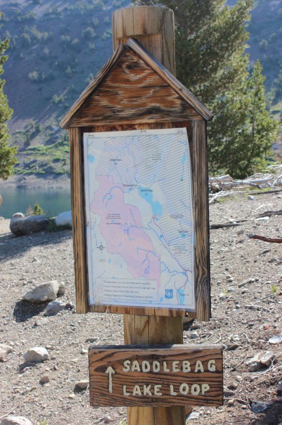 Lake loop sign