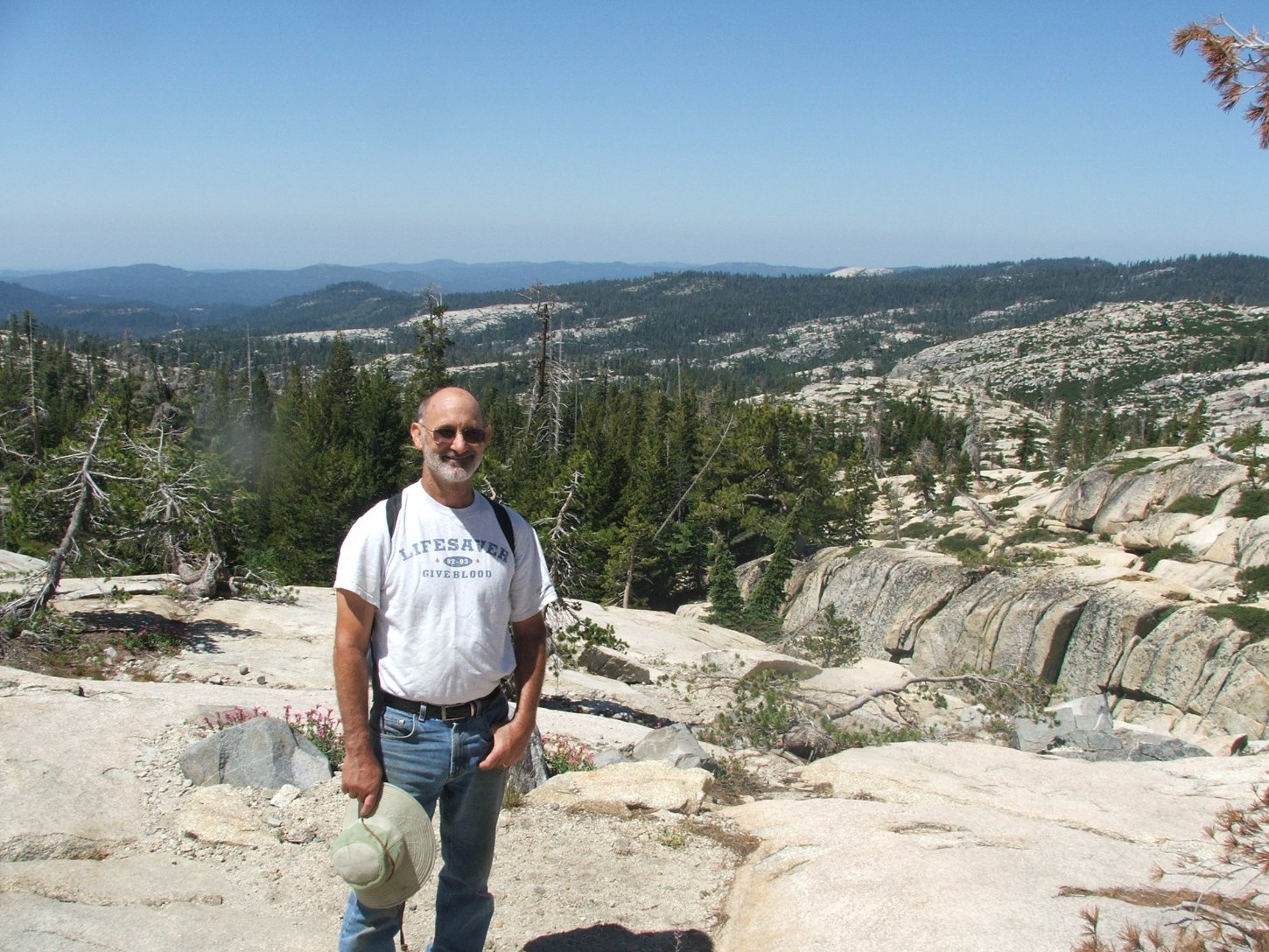 Jim on the hike