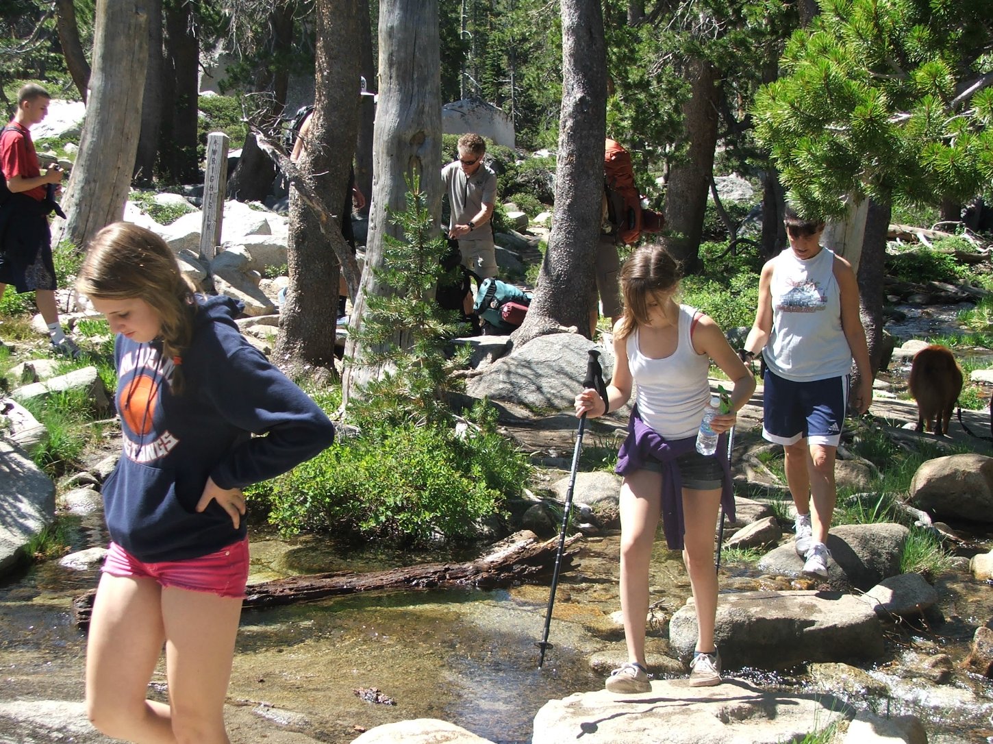 Masses at the trailhead