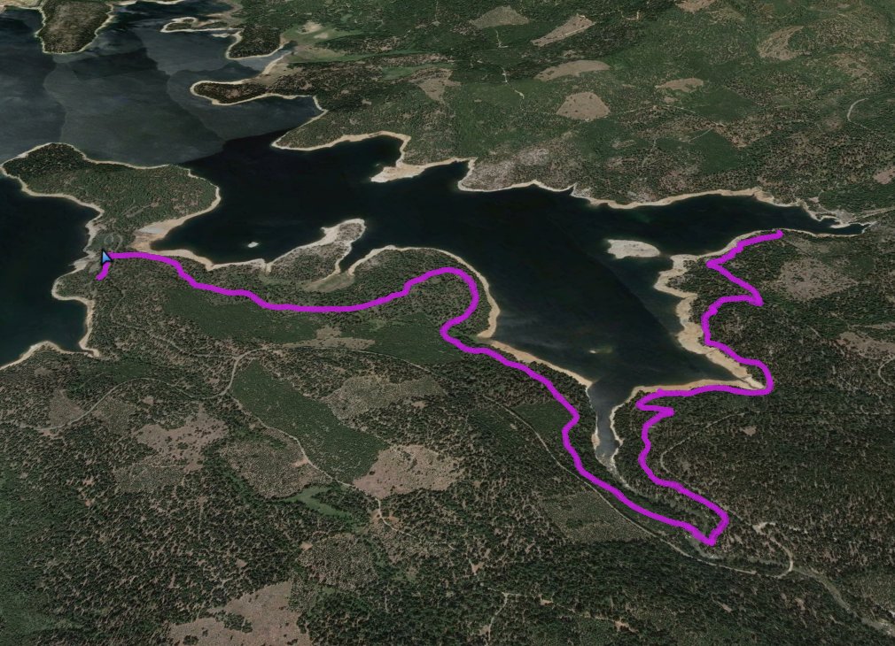 GPS Track of Hike