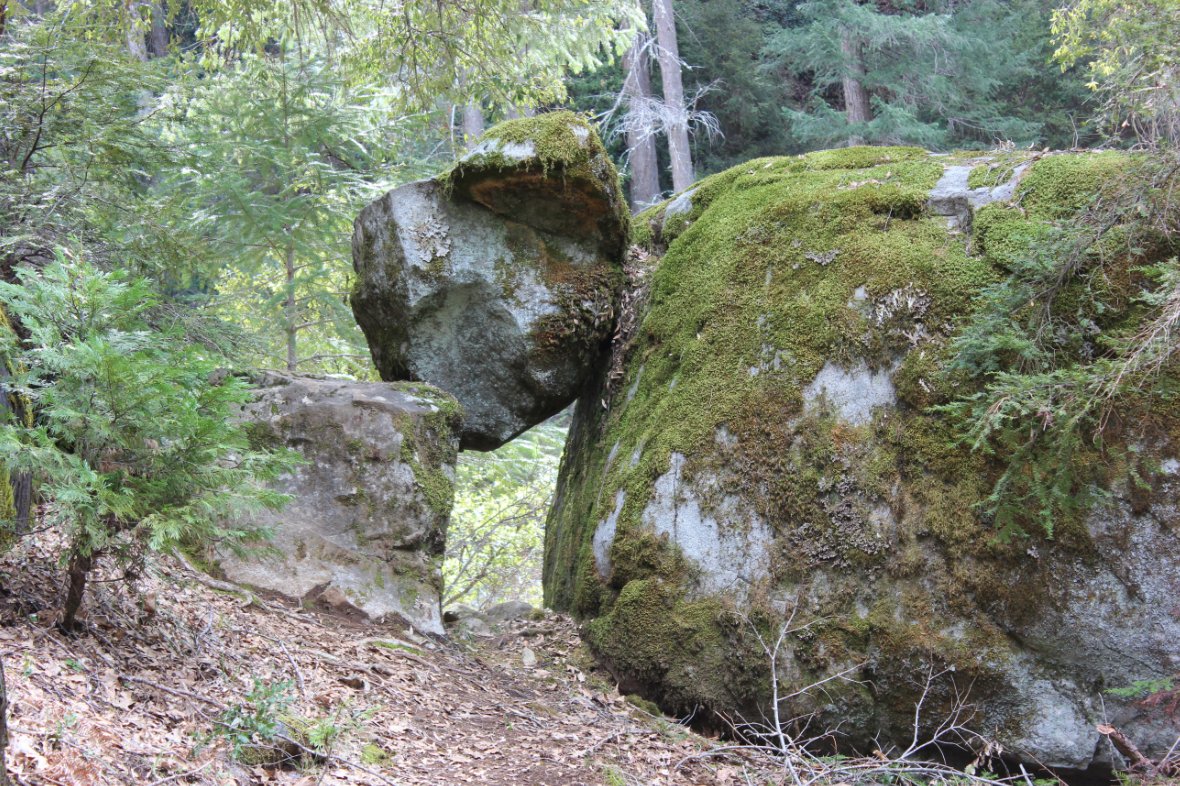 Rock formations on the way