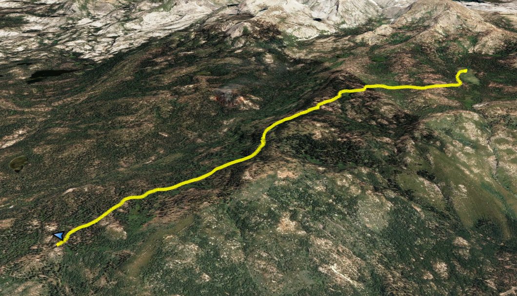 GPS Track of Hike