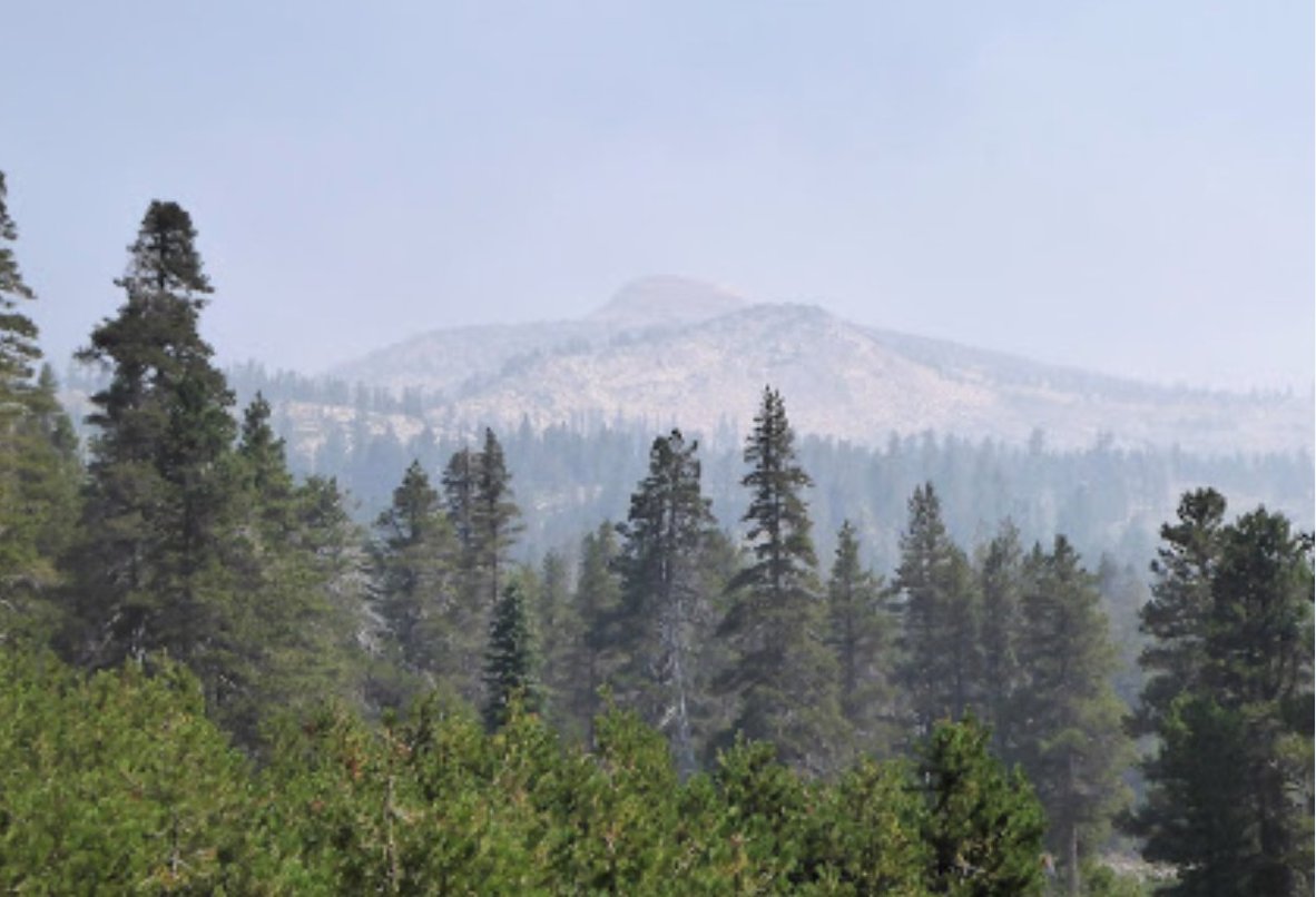 Smoky view of Pyramid