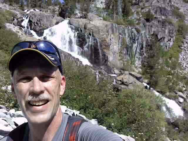 Yours truly at the unnamed falls
