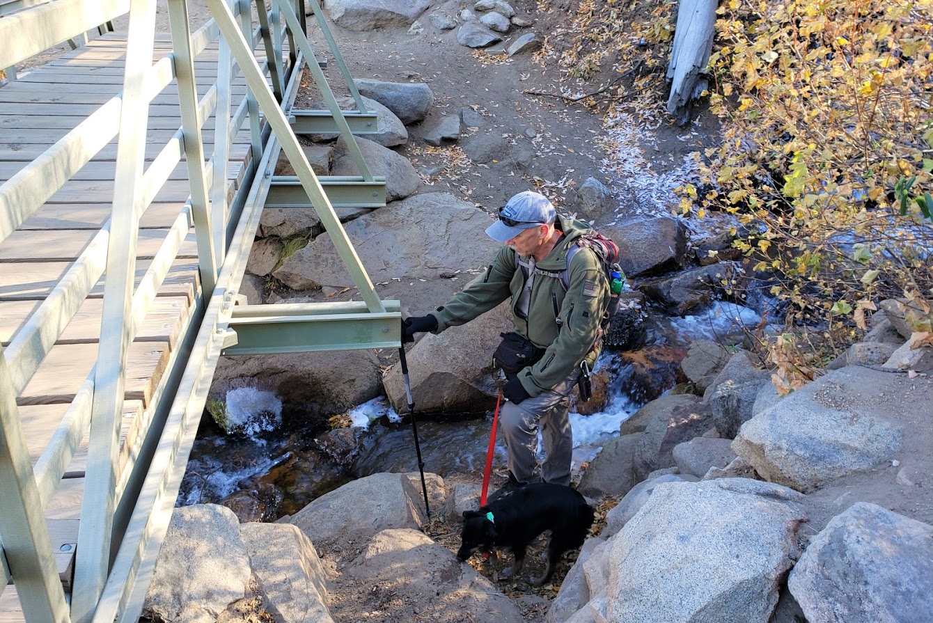Checking out the waterfall