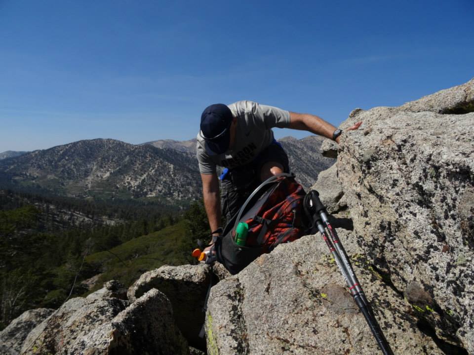 On the way down