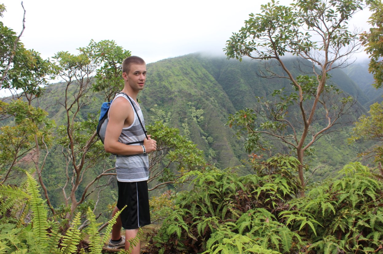 Dustin at overlook