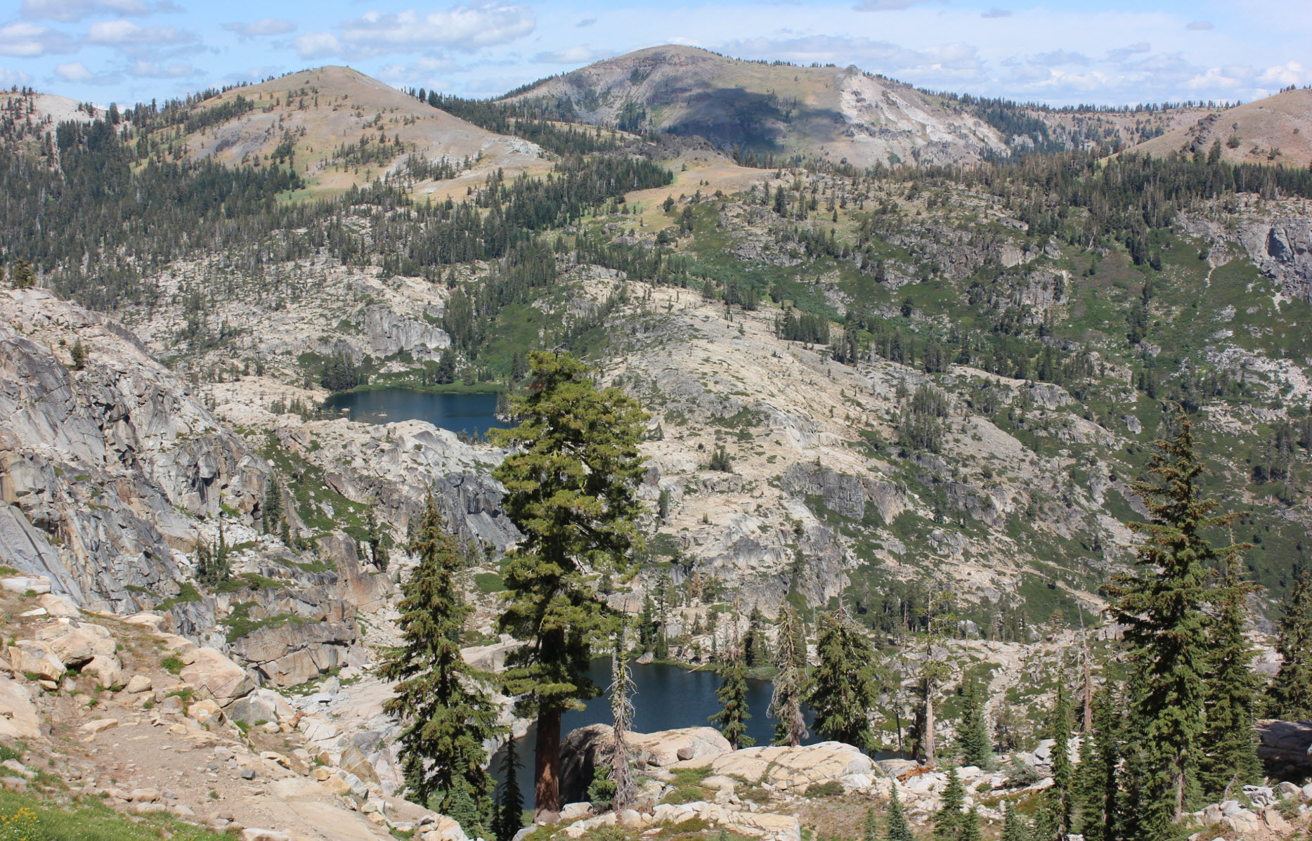Paradise and Devil's Oven Lakes