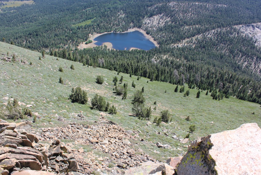 Heading back down