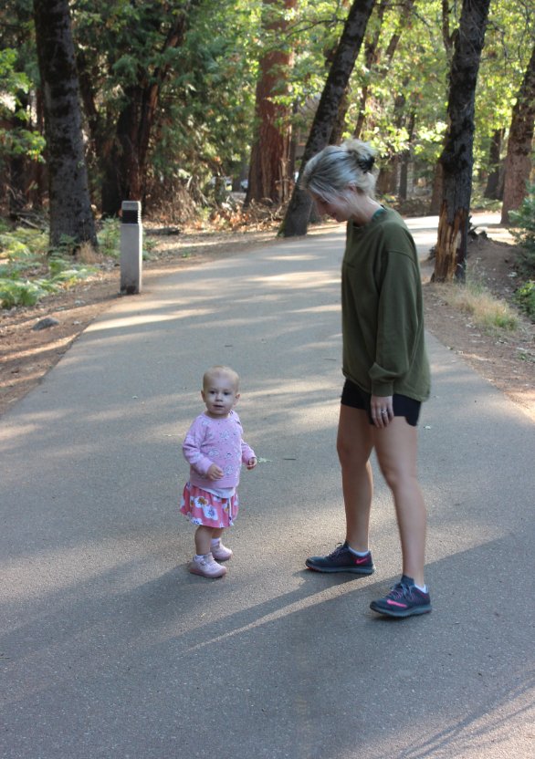 Starting off on the hike