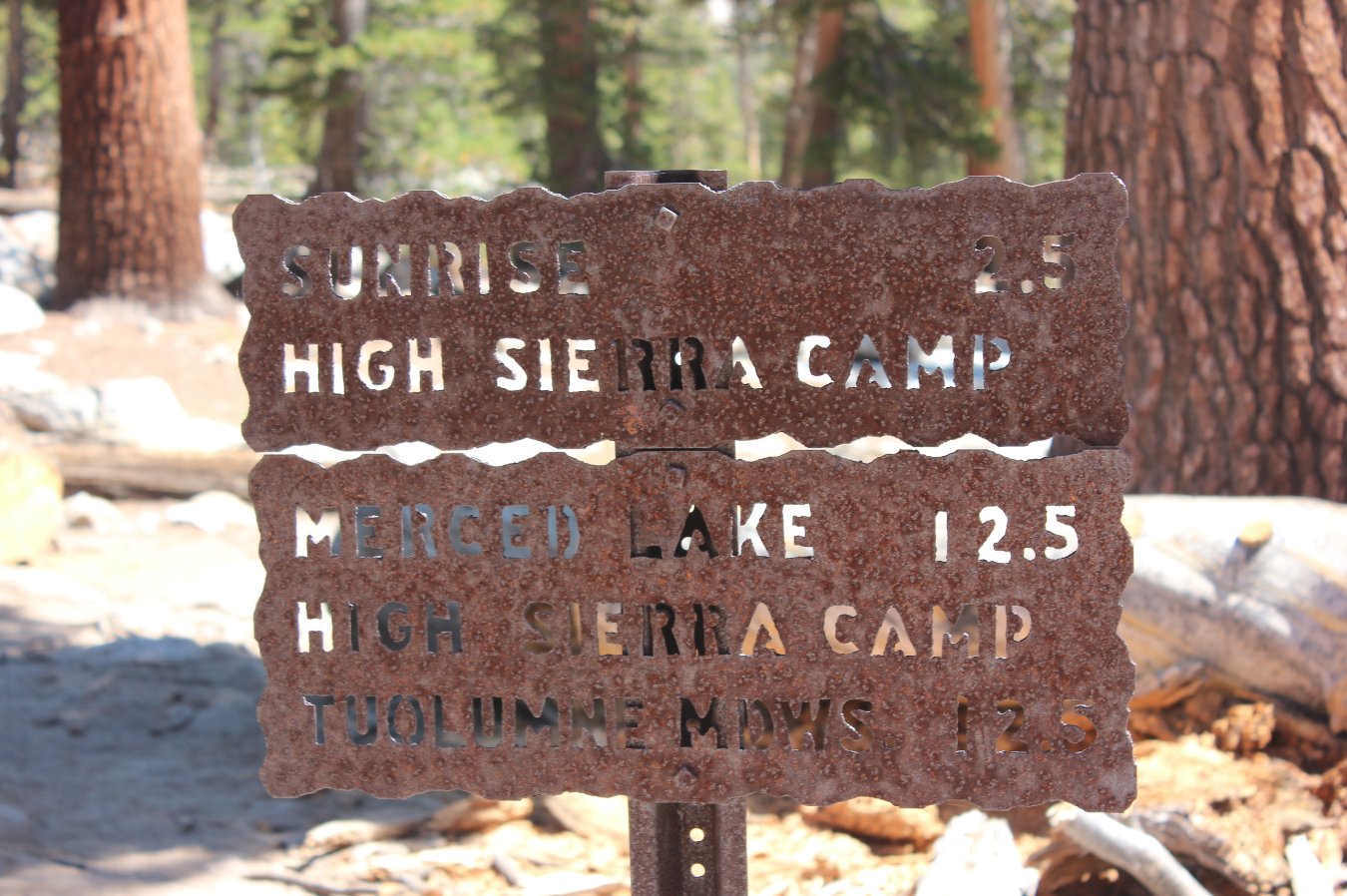 Our next two night stops